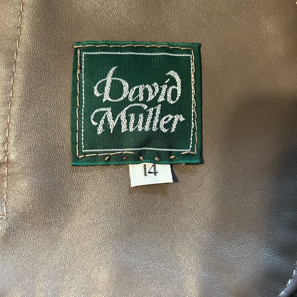 Vintage David Muller Sheepskin woman’s coat size 14 - Picture 3 of 5